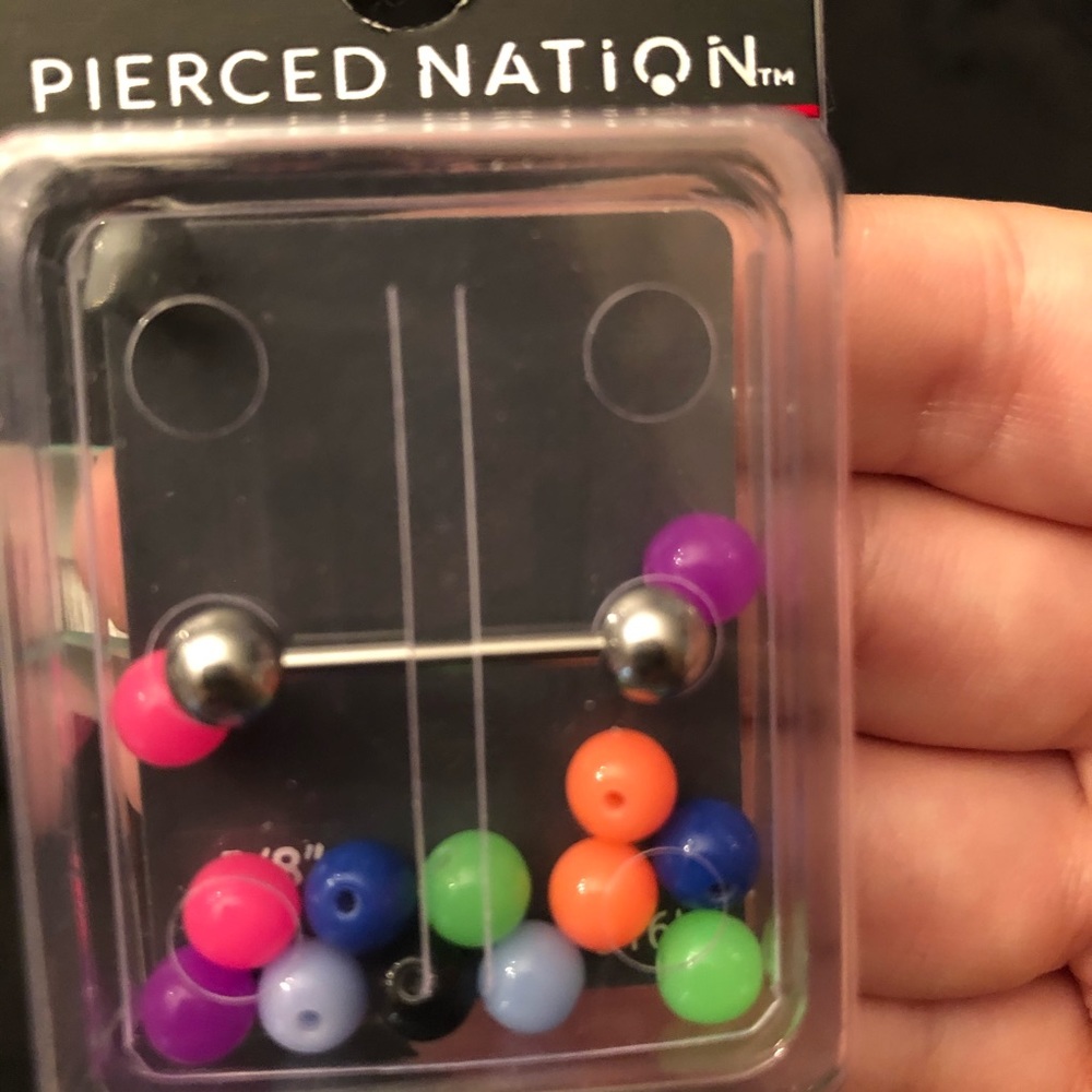 🎁3 for $20🎁 New Barbell with beads